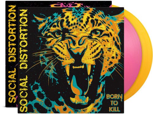 SOCIAL DISTORTION - BORN TO KILL (IEX) PINK & YELLOW ( Vinyl )